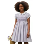 Beautiful Handcrafted Lavender Smocked Cotton Dress – 5 Reasons You’ll Love It | Crafts Asia